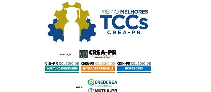 Crea-PR divulga vencedores do Prêmio Crea-PR Melhores TCCs do Paraná 2023