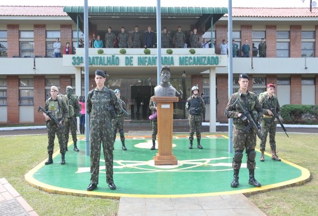 Dia do Exército Brasileiro: Comemorações acontecem no 33º Batalhão de Infantaria Mecanizado