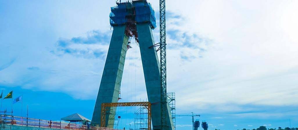 Obras da nova ponte entre Brasil e Paraguai já ultrapassam 50% de execução 