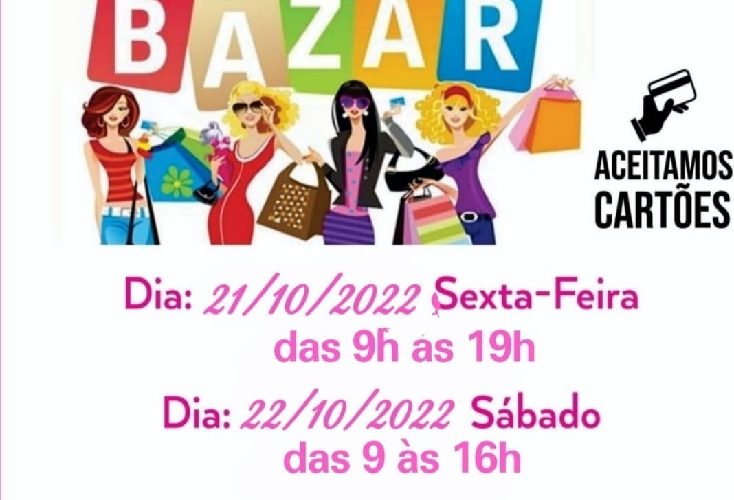 Bazar em comemoração aos 10 anos da associação Cascavel Rosa e campanha do Outubro Rosa 